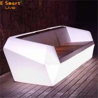 house furniture sets rgb color led night lighting sofa clear bar high stool chair